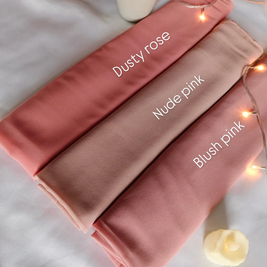 Bundle of 3 Georgette hijabs
